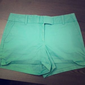 LOFT Light green shorts 4” inseam
